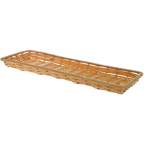 HUBERT Natural / 26"Lx9"Wx2"H / Modern Shelf Baskets