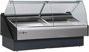 Hydra-Kool KFM-SC-60-S 60' Curved Glass Refrigerated Fresh Seafood Service Display Case, Multiplexible