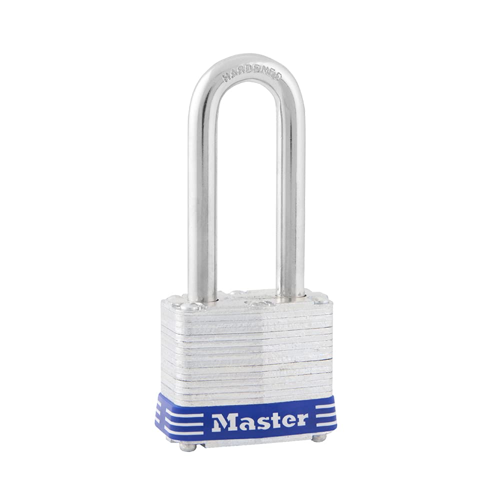 Master Lock Silver / 2" shackle / 1 Pack Keyed Padlocks