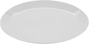 G.E.T. OP-1411-AW American White 14" x 10.75" Oval Coupe Platter, Large (Pack of 12)