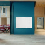 Ghent Satin/ White / 48"W x 120"H / Aluminum Frame Dry Erase Boards