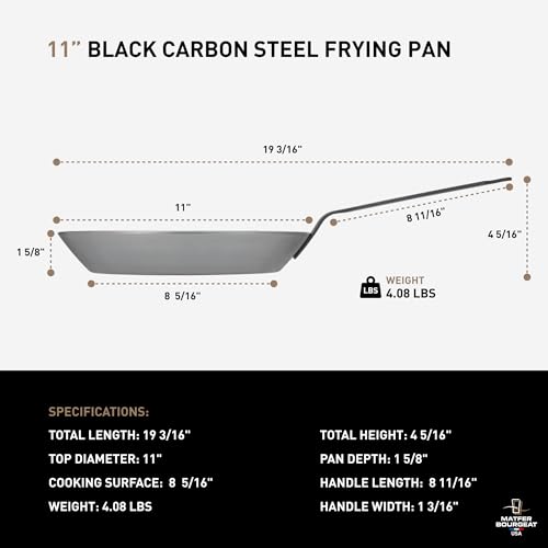 Matfer 11" / Gray / Frying Pan Woks & Stir-Fry Pans