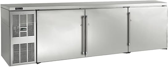 Perlick BBSLP84 84" W Low Profile 3 Section Back Bar Cabinet