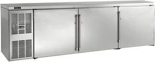 Perlick BBSLP84 84" W Low Profile 3 Section Back Bar Cabinet