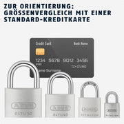 ABUS 1 / Gray / 50 mm lock body, high shackle Keyed Padlocks