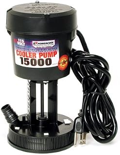 Dial Powercool Cooler Pump 115 V 505 Gph City Of Los Angeles Approved, Ul Black