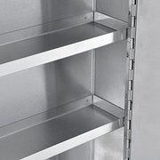 Global Industrial Stainless Steel / 2.63"L x 8"W x 12.13"H / Industrial Key Cabinets