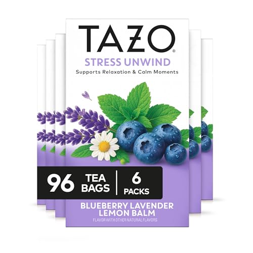 TAZO Blueberry Lavender Lemon / 16 Count (Pack of 6) / 1 Herbal
