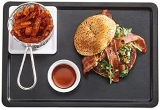 9" Melamine Serving Tray, Black
