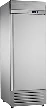 27 1/5" One-Section Reach-In Freezer Stainless Steel | Solid-State Thermostat, Digital Temperature Display, Self-Closing Doors, Stainless Steel Interior, Slide-Out Condenser
