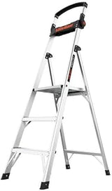 Little Giant Xtra Lite Plus 5 ft Aluminum Stepladder, 15250-001 | Ultra Lightweight Ladder, Full-Size Standing Platform, Wide Anti Slip Steps, Tool Top Cap, Type IAA 375 lbs. Rating