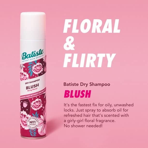 Shampoo Dry Blush 6.73 Ounce (199ml) by Batiste – 6.73 Ounce (Pack of 1), Pack of 11, Model 4324743555