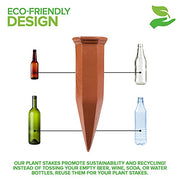 Modern Innovations 6 Pack / Terracotta / Simple and Functional Garden Stakes