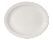 Tuxton 13-1/2-Inch x 11-Inch HL / Eggshell / Contemporary Platters