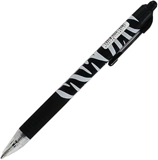 Zebra Technologies Z Grip Zebra Black Retractable Ball Pen
