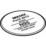 N95 Particulate Pre Filters Box 10 Each by Moldex – One Size, Rubber, White, Pink, Pack of 5, Model 8910