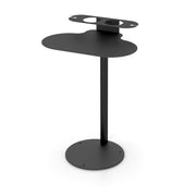 Indoor-Outdoor SideBar Table with Tablet Holder by Global Industrial – Aluminum, Black, Model TT-2019