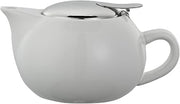 Service Ideas TPC10WH Teapot, Ceramic, 10 oz., Round, White