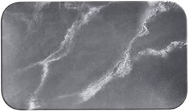 American Metalcraft MCP12GM Melamine Matte Rectangular Platter, Grey Marble, 12"