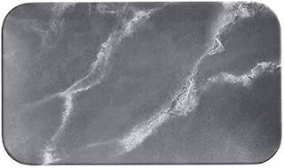 American Metalcraft MCP12GM Melamine Matte Rectangular Platter, Grey Marble, 12"