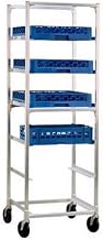 New Age Industrial 93037 Full Size Mobile Open-Sided Cup/Glass Cart