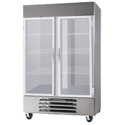 Bottom Mount Glass Door Refrigerator by Beverage Air – 49.0 cubic_feet, Grey, Model RB49-1G