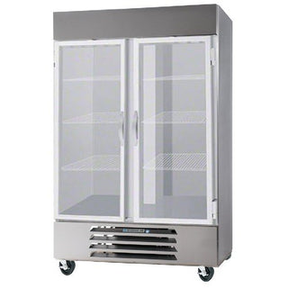 Bottom Mount Glass Door Refrigerator by Beverage Air – 49.0 cubic_feet, Grey, Model RB49-1G
