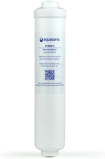 Aquasana SmartFlow™ Reverse Osmosis Water Filter Remineralizer Replacement Lasts 6 Months - Not Compatible with OptimH2O - Replacement only