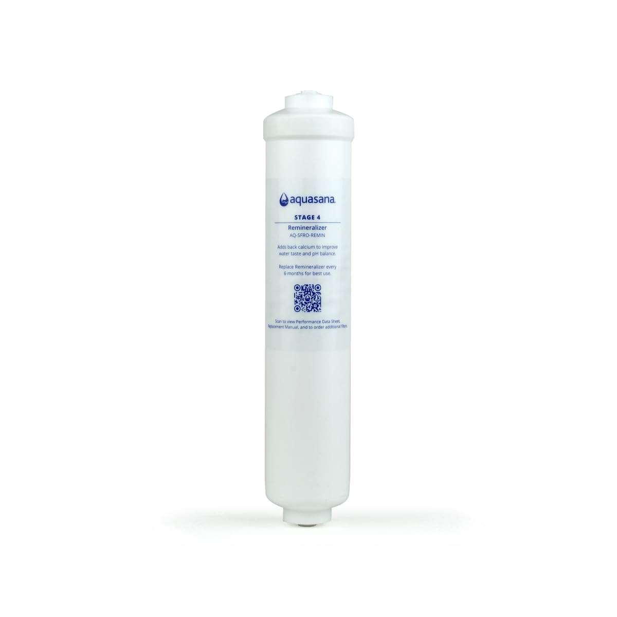 SmartFlow™ Reverse Osmosis Water Filter Remineralizer Replacement Lasts 6 Months - Not Compatible with OptimH2O - Replacement only by Aquasana – One, Model AQ-SFRO-REMIN