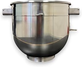 ALFA 60-L VBOWL Replacement Stainless Steel 60 Quart Bowl for Commerical Mixers | Replaces Hobart 00-875603 Mixing Bowl for Legacy Model HL-600 Planetary Mixers