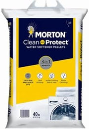 Morton F125000000G Clean & Protect Water Softening Pellets, 40 Lbs. - Quantity 63