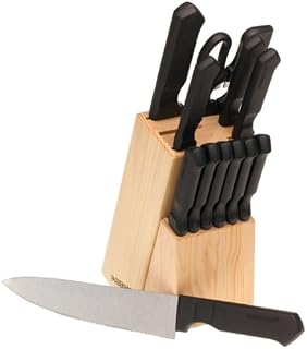 Farberware Classic Series 13-Piece Knife Set in Natural Wood Block