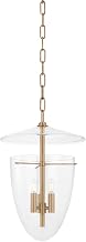 Troy Lighting F4414-PBR Tully - 3 Light Lantern - 20.25 Inches Tall and 13.5 Inches Wide - Patina Brass