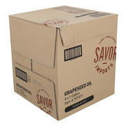 Expeller Pressed Grapeseed Oil by Savor Imports – 1 Gallon, Pack of 4