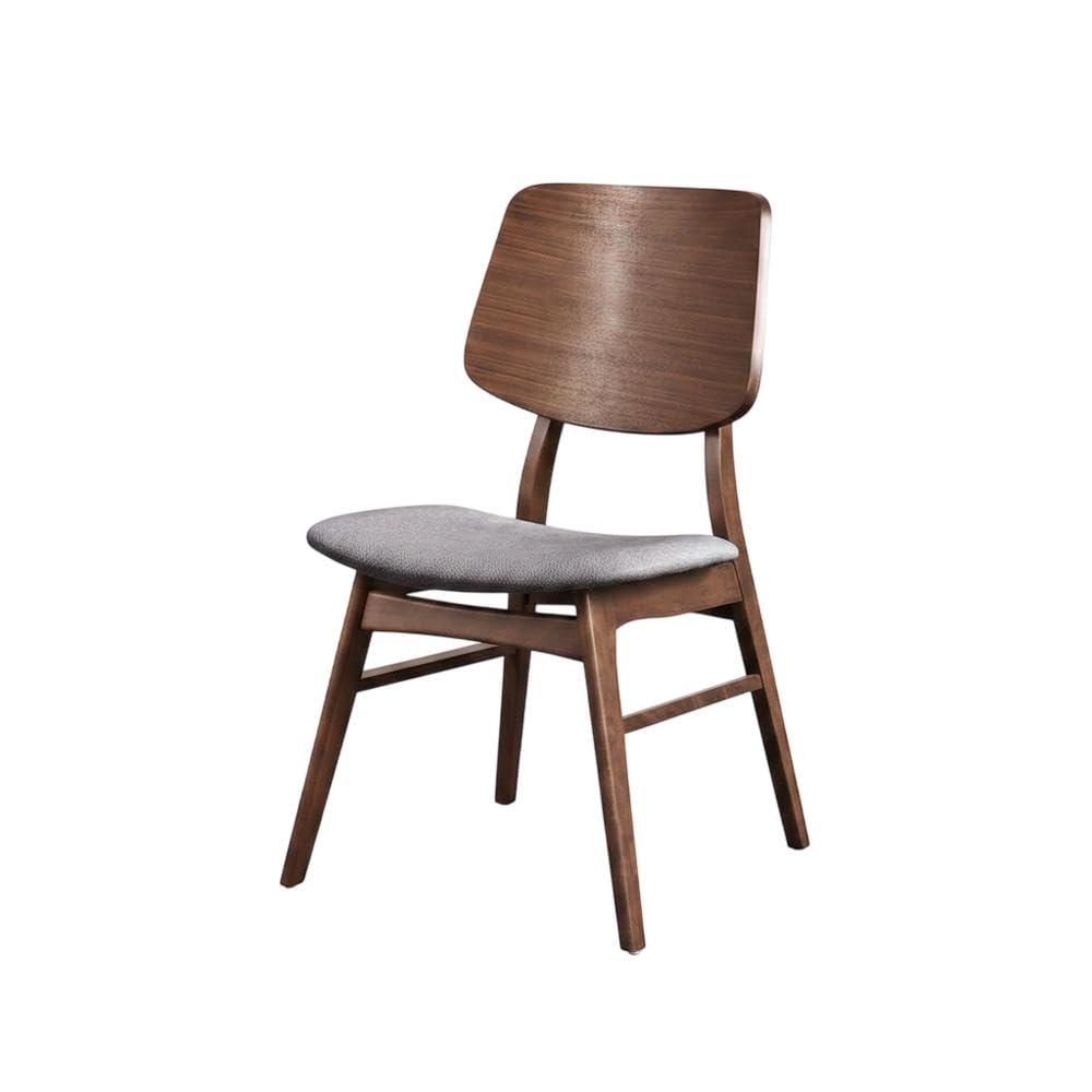 Solid Wood Upholstered Dining Chairs Set of by Starlight Canyon Home – 19.09 x 21.46 x 33.07 inches, Solid Wood, MDF, Fabric (100% Polyester), Foam, Grey, Pack of 6