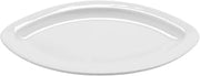 G.E.T. PA1101927812 Porcelain Cat"s Eye Serving Platter, 12.75" x 7.75", White (Set of 12)