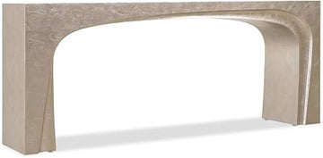 Hooker Westwood Console Table with Silver Leaf Plating Furnishings