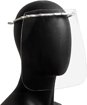 Germ Guard Visor Face Shield w/Poly Headband - 9" x 9", Plastic, Clear