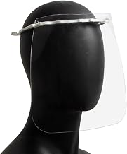 Germ Guard Visor Face Shield w/Poly Headband - 9" x 9", Plastic, Clear