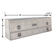 Buyers Products Company Diamond Tread / 72 x 21 x 13.5 / One Compartment Truck Bed Toolboxes