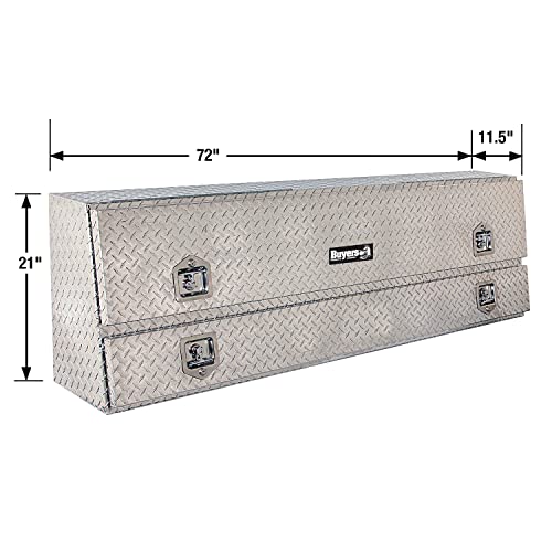 Buyers Products Company Diamond Tread / 72 x 21 x 13.5 / One Compartment Truck Bed Toolboxes