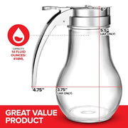 Stock Your Home 13.6 Ounces / Chrome / Retro Kitchen Utensils & Gadgets
