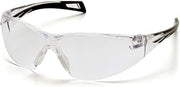 Pyramex SB7110S PMXSLIM Safety Glasses Black Temples with Clear Lens (12 Pair)