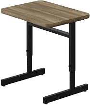 Correll Adjustable Height High-Pressure Top Computer/Student Desks Brown Wood Laminate