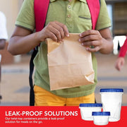 Stock Your Home 32 oz / Blue / 6 Pack Container Sets