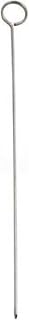 Winco Steel Skewers with Oval Ring, 12-Inch | Great for Kebabs, Meat, Vegetables and Grilling
