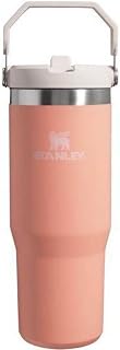 STANLEY 30 oz Stainless Steel Ice Flow Flip Straw Tumbler (Melon)