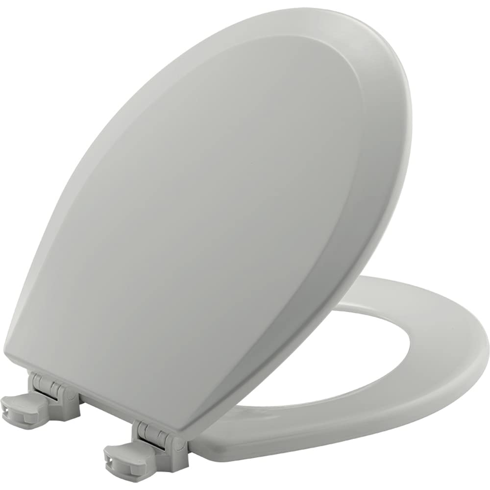 500EC 062 500EC062 Toilet Seat by Bemis – Round, Wood, Ice Gray, Model 7BA500EC 062