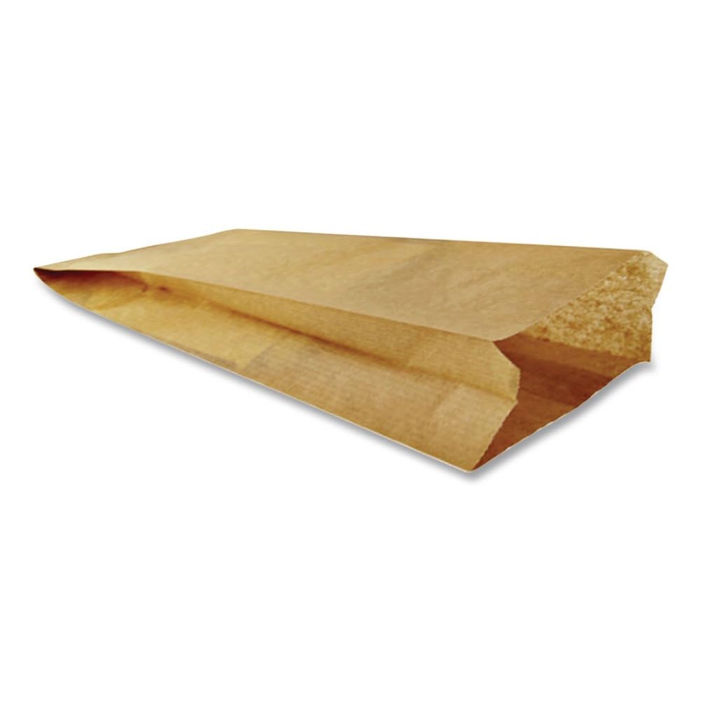 Bagcraft Papercon Bagcraft 300100 EcoCraft 6.5 in. x 8 in. Grease-Resistant Sandwich Bags - Natural (2000/Carton)