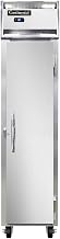 1RSES-SA Slim Line Single Section Reach In Refrigerator, 17-3/4"W, Shallow Depth & Stainless Exterior